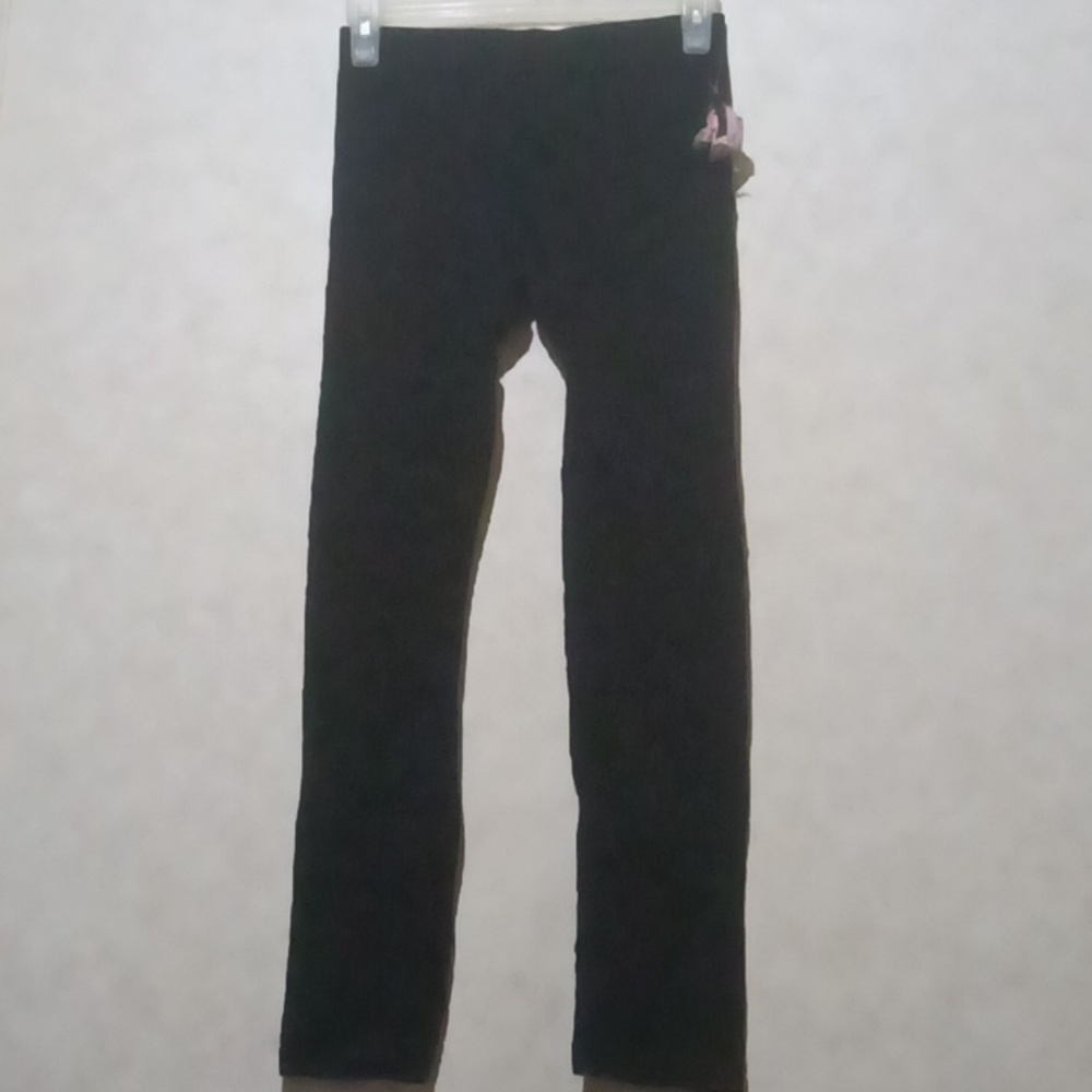 Mix&Co black cable knit stretch skinny leggings size L/XL